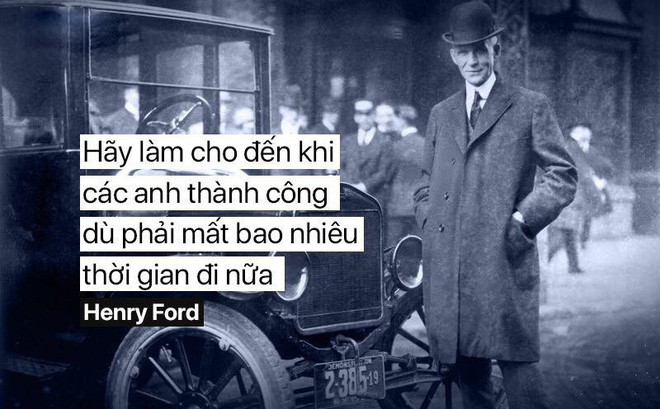 Henry Ford bên chiếc Ford V8 lừng danh trong lịch sử ngành xe hơi. Xử lý ảnh: Mạnh Quân.
