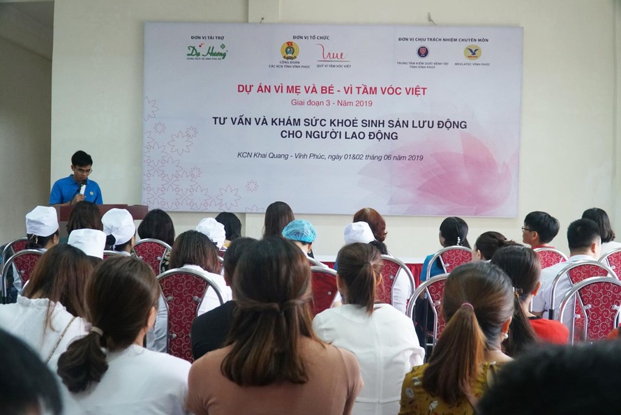 Dự án Vì mẹ và bé - Vì tầm vóc Việt đã được triển khai tại Hà Nội và Bắc Ninh trong năm 2017, 2018. Năm 2019, dự án đến với người lao động tỉnh Vĩnh Phúc.