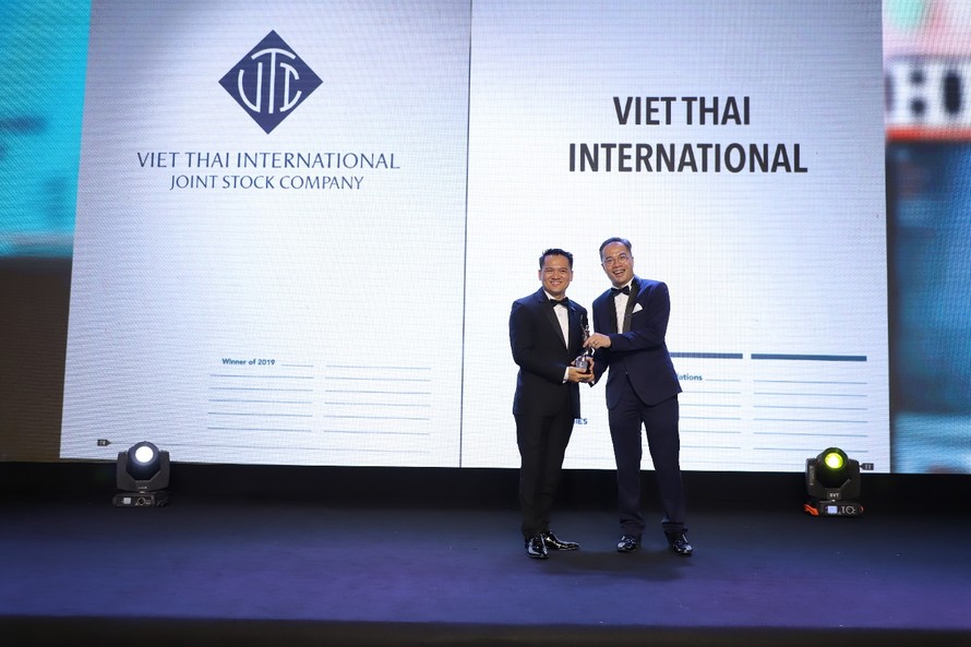 Tập đoàn Việt Thái Quốc Tế nhận giải thưởng 'Nơi làm việc tốt nhất Châu Á 2019'