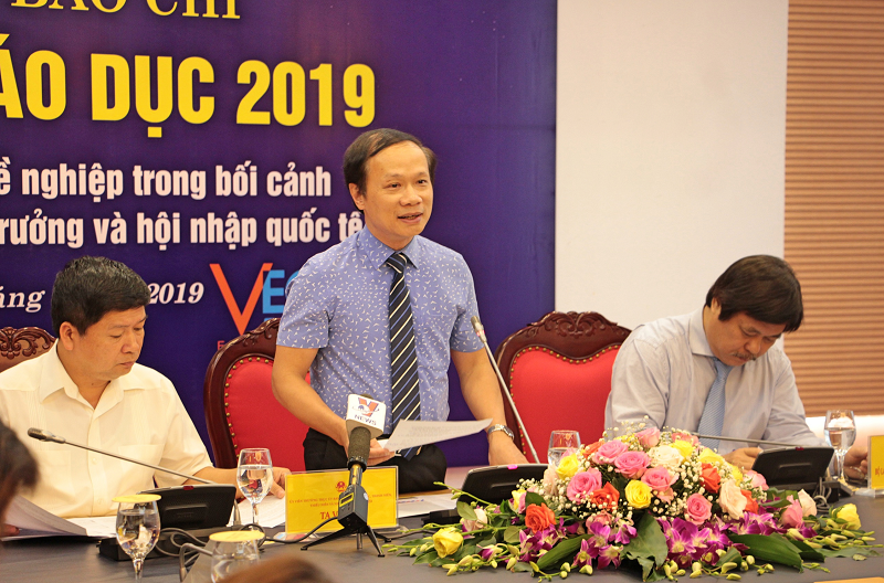 Ông Phạm Tất Thắng, Phó Chủ nhiệm Ủy ban Văn hóa, giáo dục, thanh niên, thiếu niên và nhi đồng của Quốc hội giới thiệu về VEC 2019.