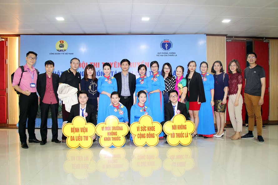 Hội thi tuyên truyền Luật Phòng, chống tác hại của thuốc lá khu vực I của Công đoàn Y tế Việt Nam