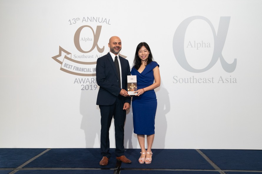 Vietcombank nhận giải thưởng 'Ngân hàng tốt nhất Việt Nam' của Tạp chí Alpha SEA