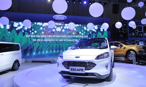 Gian hàng Ford ở Vietnam Motor Show 2019: Escape mới ra mắt, bán từ 2020
