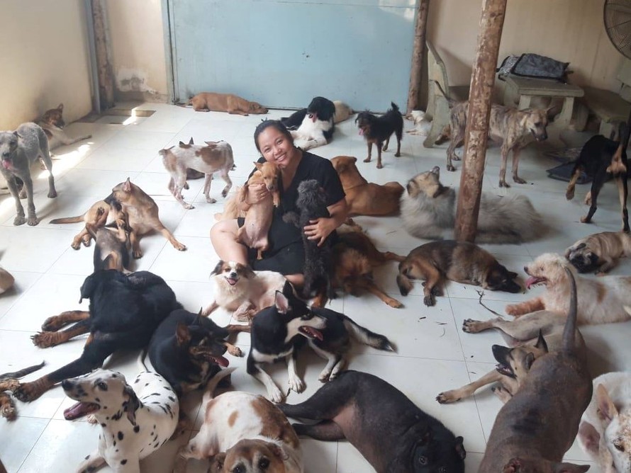 Bạn Trần Uyên Như - Admin nhóm cứu hộ động vật Sài Gòn Time