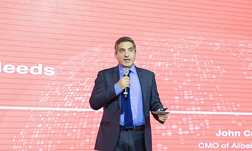 Ông John Caplan - Giám đốc bộ phận B2B khu vực Bắc Mỹ của Alibaba tại sự kiện
