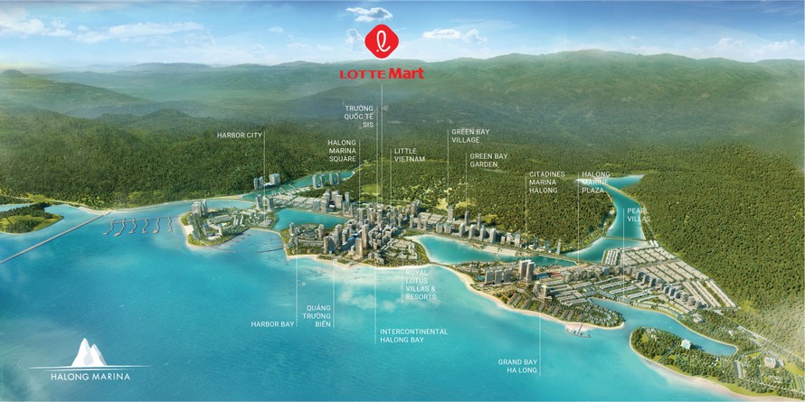 Bim Land hợp tác với Lotte Mart tại Hạ Long