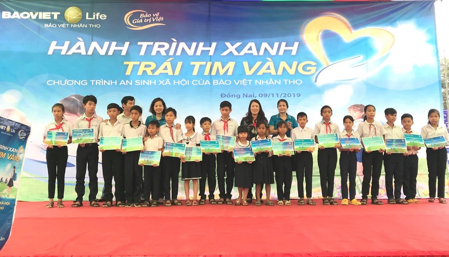 Bảo Việt Nhân thọ phối hợp với Quỹ Bảo trợ Trẻ em tỉnh Đồng Nai 