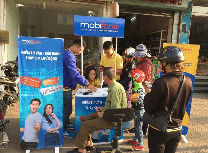 Một điểm tư vấn – bán hàng và thay sim 4G miễn phí tại Cẩm Phả, Quảng Ninh