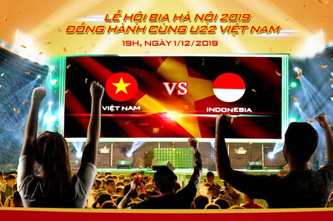 Người hâm mộ bóng đá có cơ hội xem trận đấu Việt Nam – Indonesia tại Lễ hội Bia Hà Nội 2019 