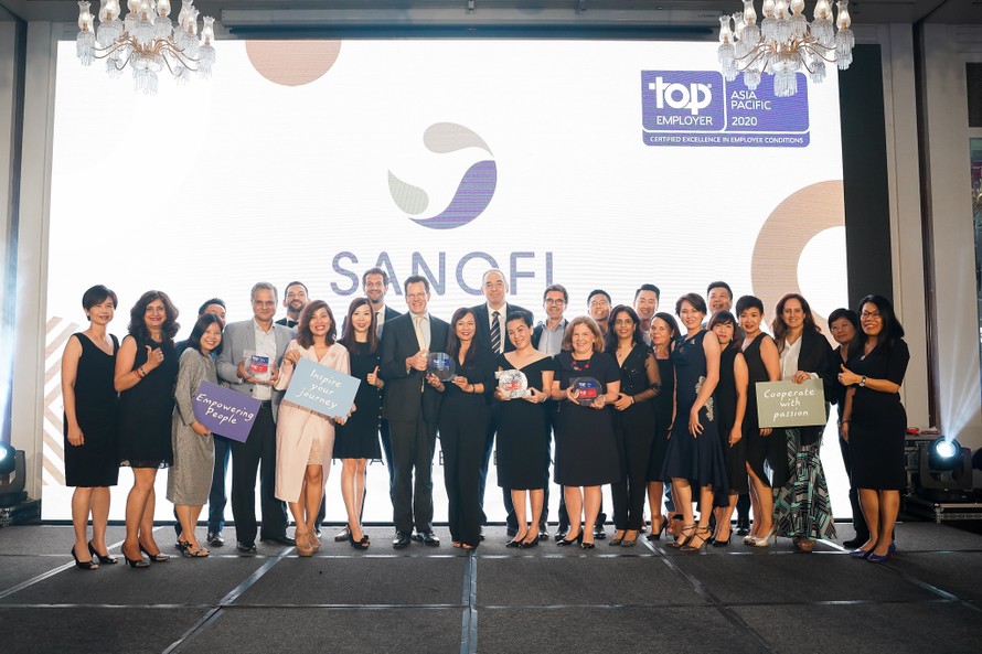 Sanofi Việt Nam 2 năm liền được vinh danh là nhà tuyển dụng hàng đầu