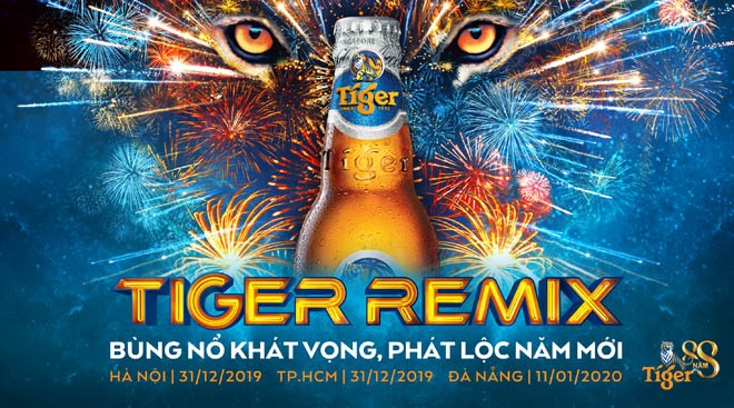 Bùng nổ khát vọng với đại nhạc hội Tiger Remix 2020