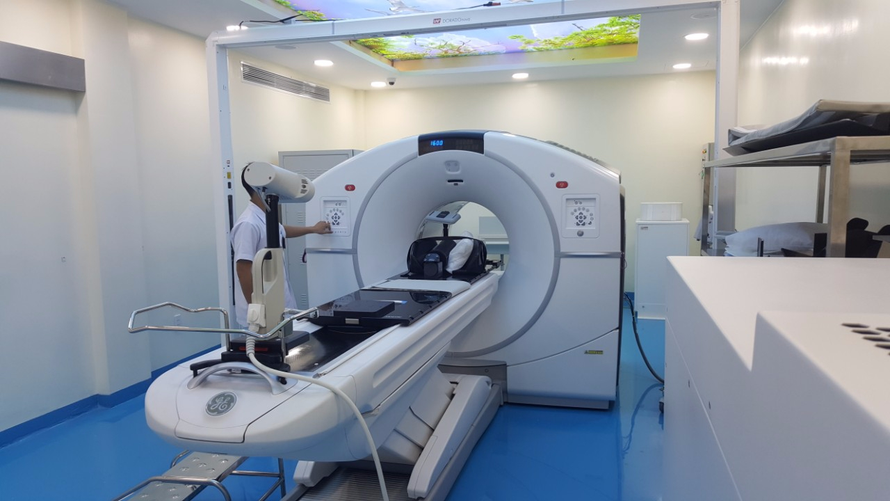 Máy PET/CT hiệu Discovery MI DR cao cấp vừa được BV Ung bướu TPHCM đưa vào vận hành
