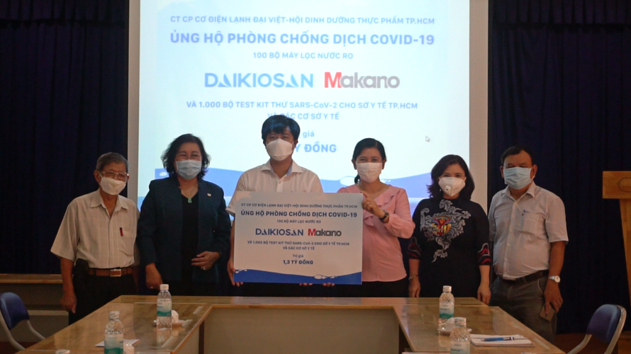 Máy lọc nước Daikiosan / Makano được trao tặng cho Sở Y tế TP.HCM
