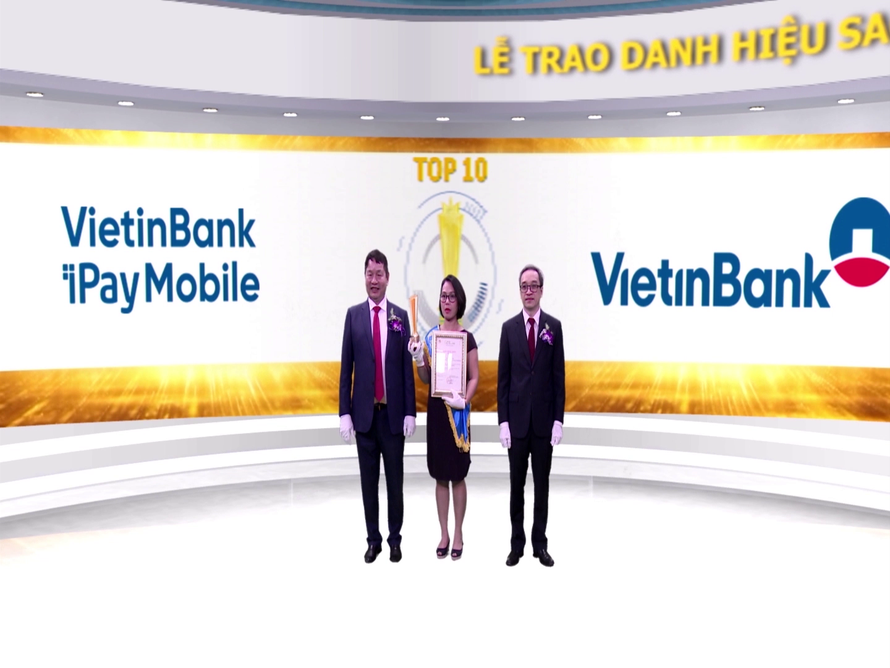 VietinBank iPay Mobile là sản phẩm duy nhất đến từ ngân hàng lọt Top 10 Sao Khuê Việt Nam 2020 
