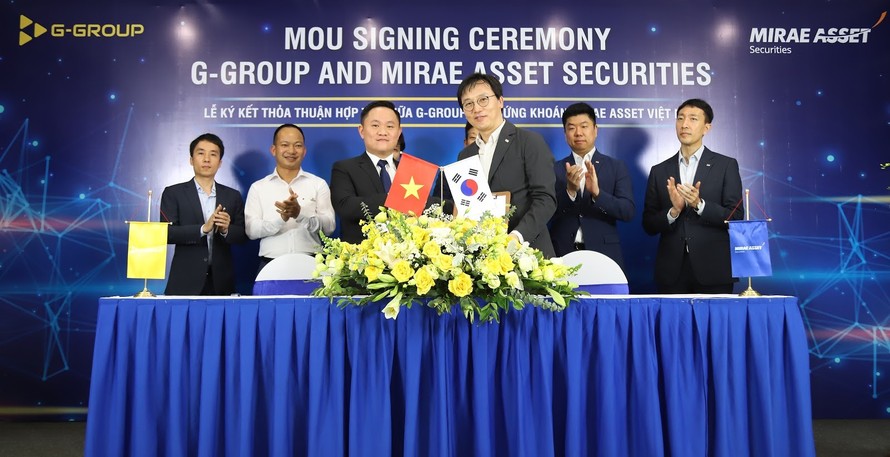 Tập đoàn G-Group ký kết hợp tác chiến lược với Công ty Chứng khoán Mirae Asset