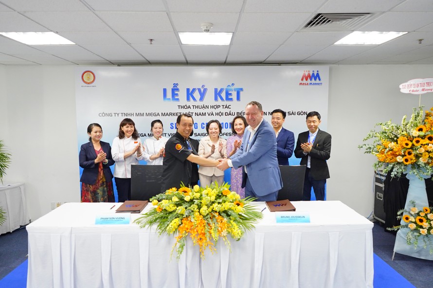  MM Mega Market Việt Nam ký kết với Hội Đầu Bếp Chuyên Nghiệp Sài Gòn vào chiều 29/05