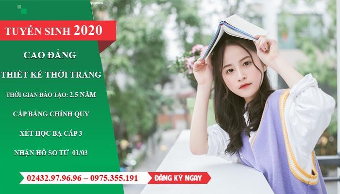 Cao đẳng thiết kế thời trang Hà Nội xét tuyển học bạ THPT