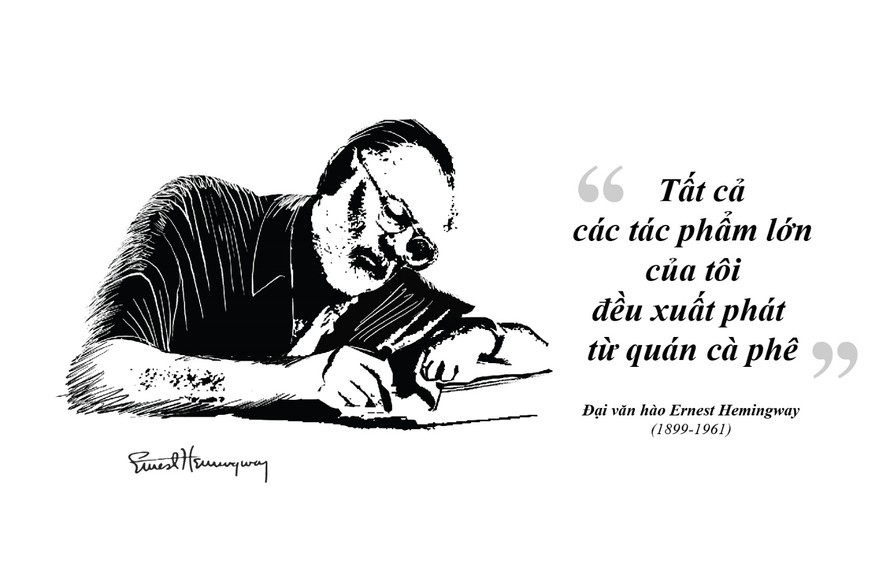 Câu chuyện thành công của các danh vĩ nhân như Ernest Hemingway, Ludwig Van Beethoven, Napoleon Bonaparte, … là nguồn cảm hứng cho những người yêu cà phê khi đến Trung Nguyên E-Coffee – “Viện hàn lâm vỉa hè”