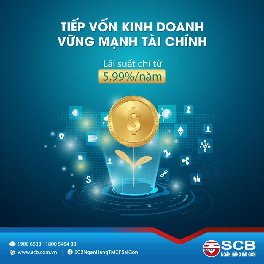 SCB triển khai chương trình cho vay ‘tiếp vốn kinh doanh – vững mạnh tài chính’