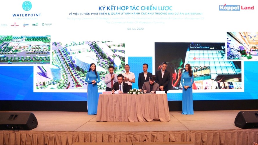 Nam Long ký kết với Keppel Land phát triển bất động sản thương mại tại Waterpoint