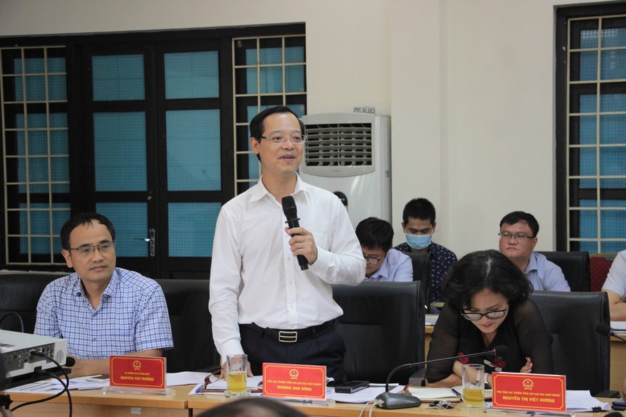 Tổng cục trưởng Tổng cục Giáo dục nghề nghiệp Trương Anh Dũng - Trưởng Ban tổ chức thi Kỹ năng nghề Việt Nam.