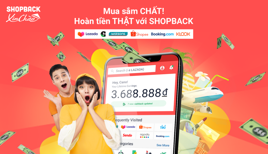 ShopBack - Nền tảng hoàn tiền hàng đầu Châu Á chính thức ra mắt tại Việt Nam
