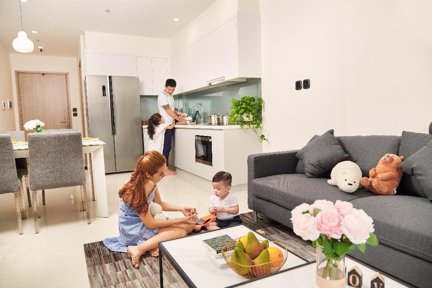 Các căn hộ diện tích vừa và nhỏ, thiết kế thông minh tối ưu hóa công năng đang là lựa chọn phù hợp với “túi tiền” của các gia đình trẻ
