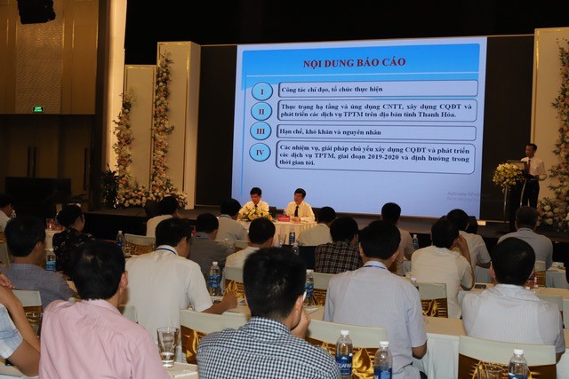 Hội nghị tham vấn định hướng và giải pháp xây dựng chính quyền điện tử và phát triển các dịch vụ thành phố thông minh tỉnh Thanh Hoá