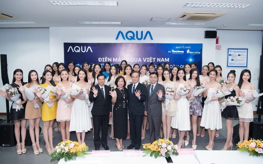 Ban lãnh đạo AQUA Việt Nam chào mừng 35 thí sinh Hoa hậu Việt Nam 2020