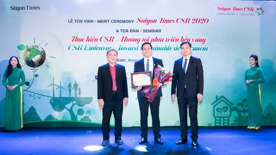 Vinh danh Nam A Bank là ‘doanh nghiệp vì cộng đồng’