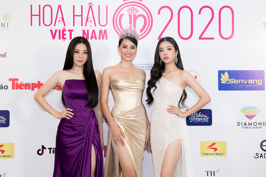 Top 3 Hoa Hậu Việt Nam 2018 xinh đẹp tại họp báo đánh dấu sự trở lại của HHVN 2020