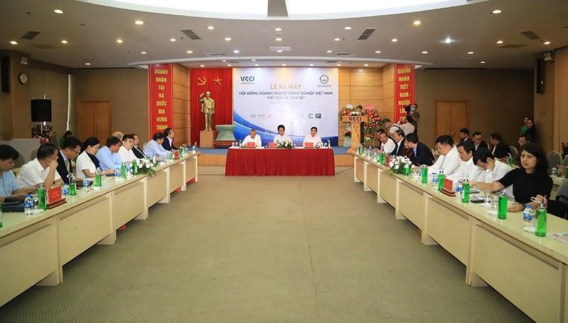 Toàn cảnh buổi ra mắt Hội đồng Doanh nghiệp Nông nghiệp Việt Nam