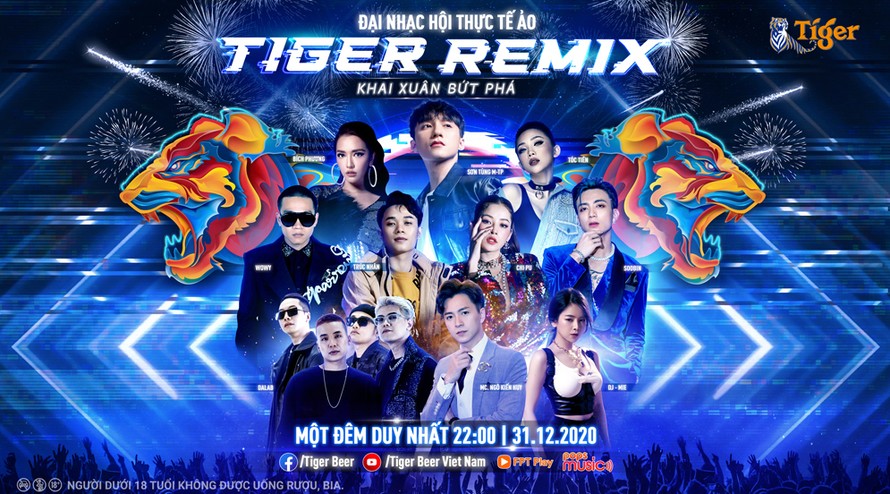 Khai xuân bứt phá cùng Tiger Remix 2021