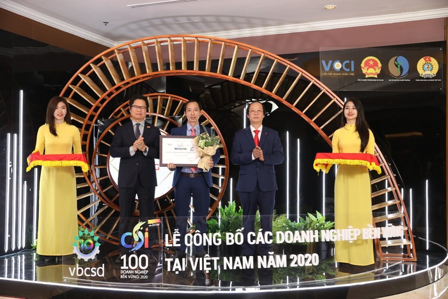 SCG được vinh danh trong TOP 100 doanh nghiệp bền vững nhất Việt Nam 2020
