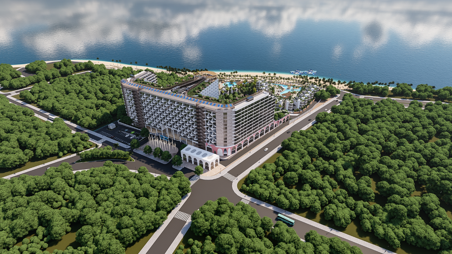 Charm Resort Long Hải có vị trí đắc địa