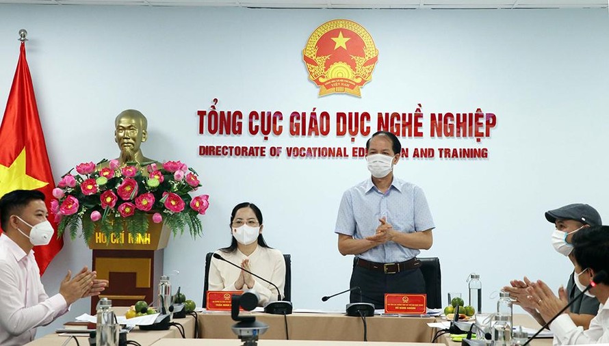 Ông Đỗ Năng Khánh, Phó Tổng cục trưởng Tổng cục Giáo dục nghề nghiệp, Chủ tịch Hội đồng xét chọn học sinh, sinh viên các cơ sở giáo dục nghề nghiệp xuất sắc, tiêu biểu năm 2021.