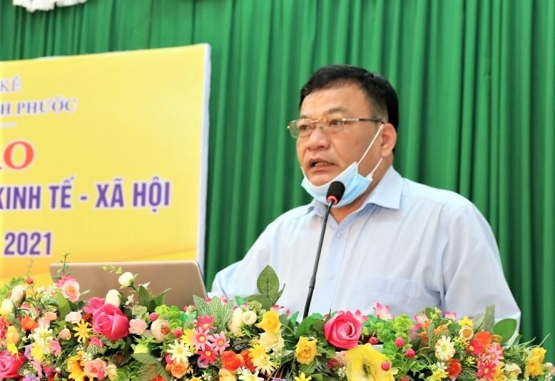 Ông Bao Văn Tâm, Cục trưởng Cục Thống kê tỉnh Bình Phước