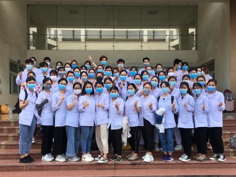 Hơn 250 sinh viên Hải Dương lên đường chi viện Bắc Giang, Bắc Ninh chống dịch