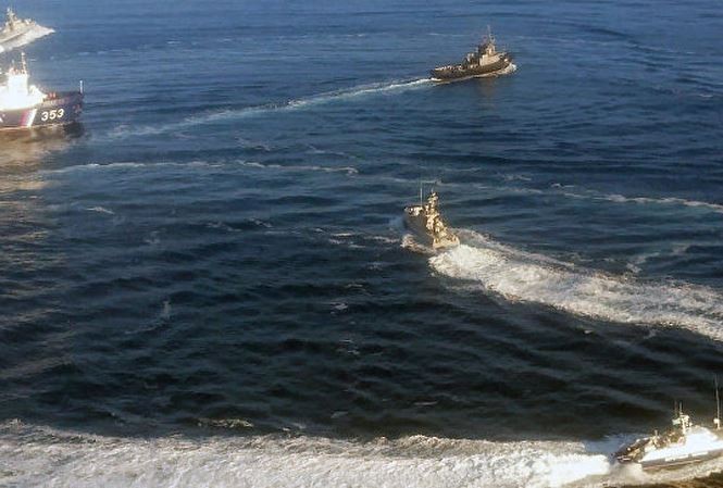 Nga phong tỏa 2 bến cảng trên biển Azov. Ảnh: RIA Novosti