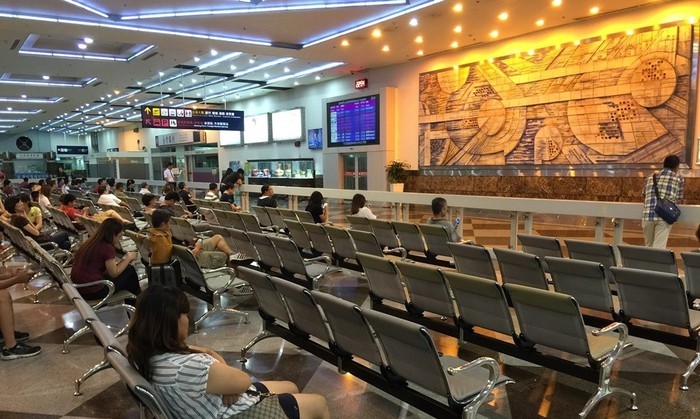 Sân bay quốc tế Cao Hùng ở miền Nam Đài Loan. Ảnh: CNA.