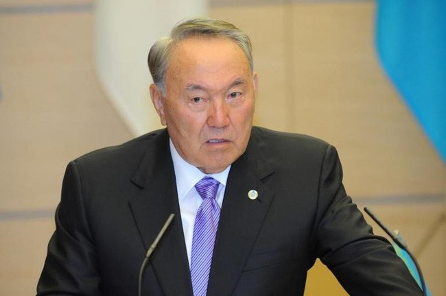 Tổng thống Kazakhstan Nursultan Nazarbayev. Ảnh: Reuters