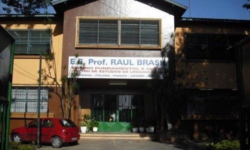 Trường Raul Brasil tại Sao Paulo. Ảnh: Twitter.