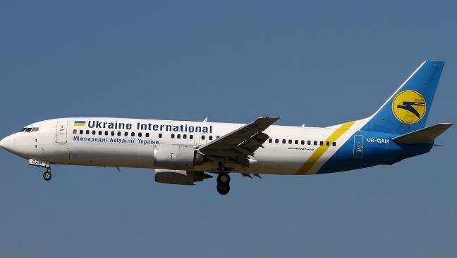 Một chiếc máy bay của hàng không Ukraine