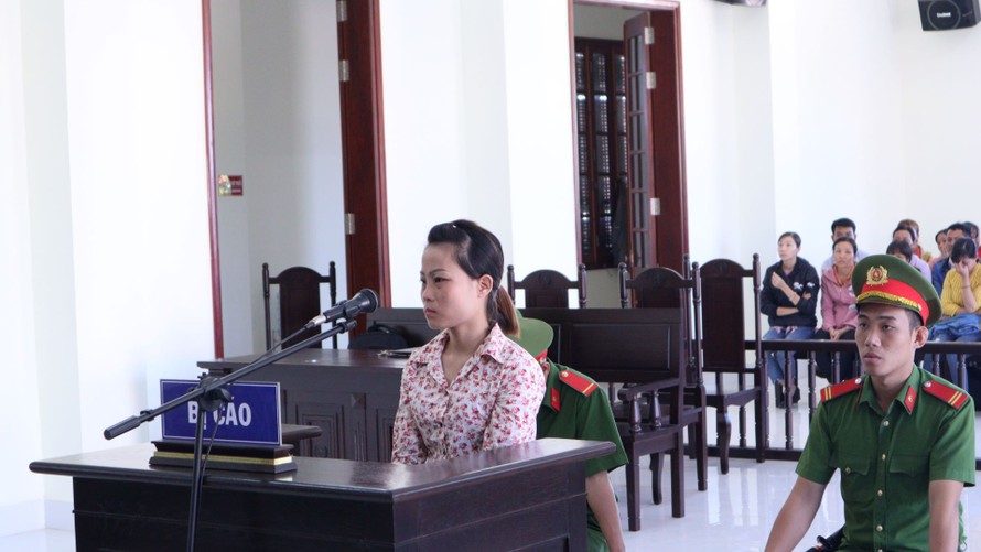 Nguyễn Thị Thủy tại phiên tòa sơ thẩm