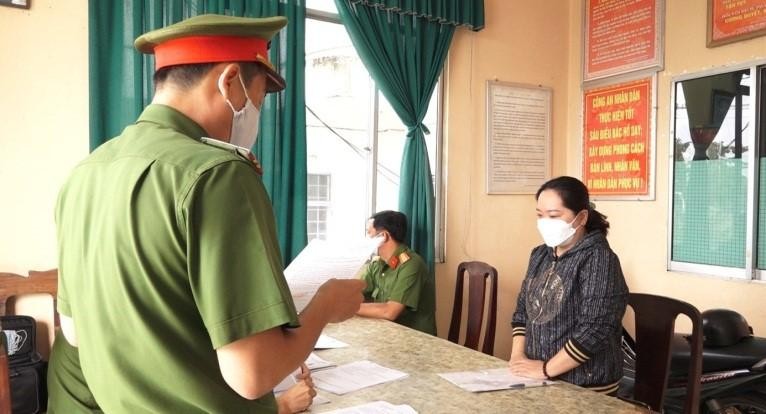 Cảnh sát công bố các quyết định tố tụng đối với Nguyễn Diễm My.