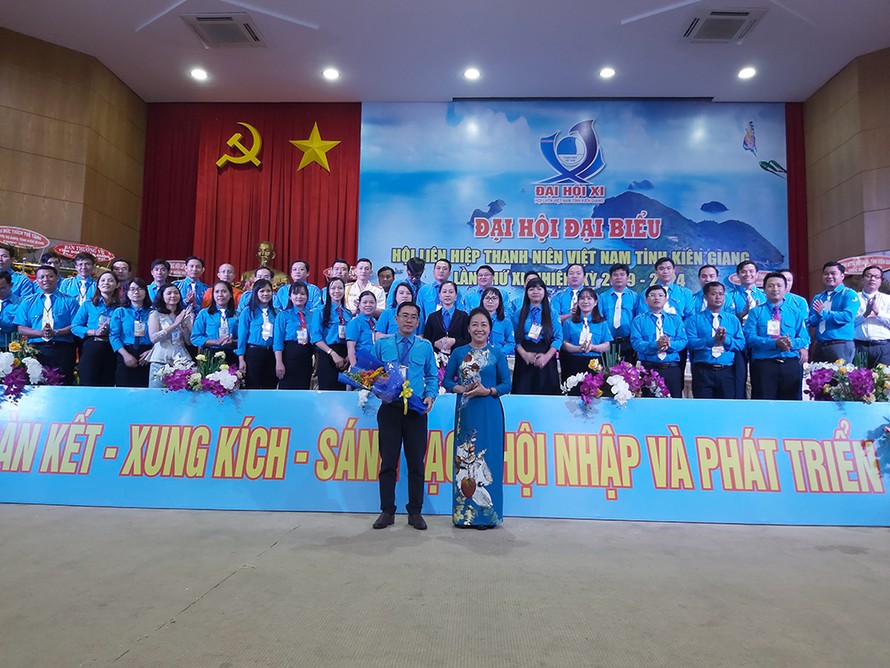Anh Lâm Quốc Toàn tái đắc cử Chủ tịch Hội LHTN Việt Nam tỉnh Kiên Giang