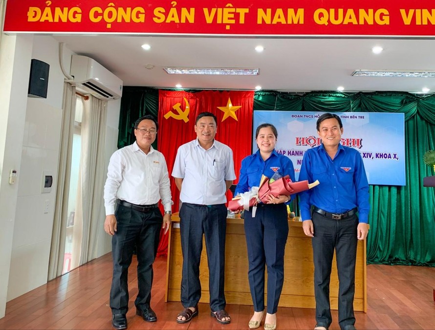 Chị Võ Thị Phương Diệu được bầu làm Phó Bí thư Tỉnh đoàn Bến Tre