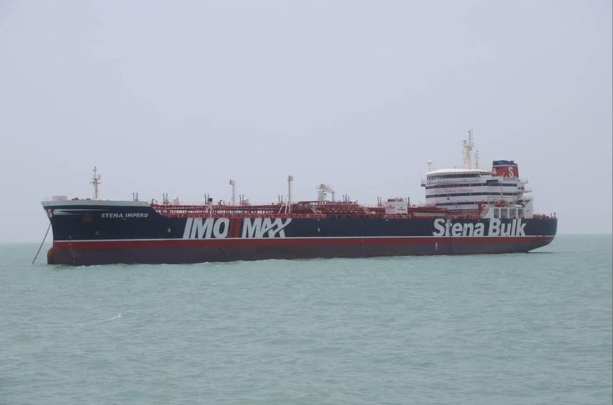 Tàu Stena Impero tại cảng Bandar Abbas trong một bức ảnh không ghi ngày tháng Ảnh: Tasnim/Reuters
