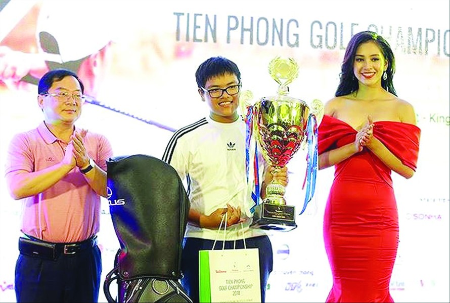 ĐKVĐ Nguyễn Bảo Long sẽ góp mặt tại Tiền Phong Golf Championship 2019Ảnh: NHƯ Ý