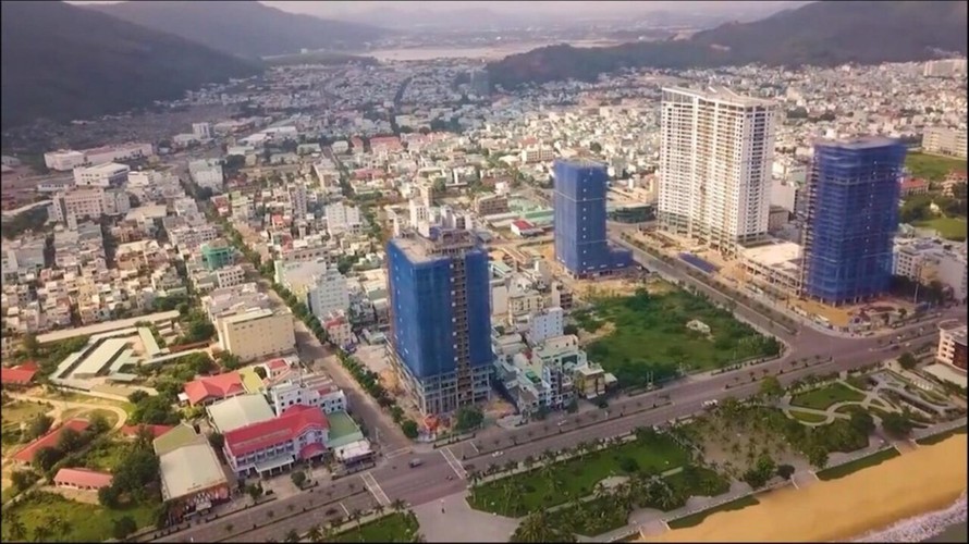 Dự án condotel đang mọc lên tại Quy Nhơn, Bình Định Ảnh: PV